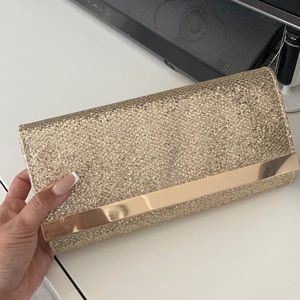 Gold clutch